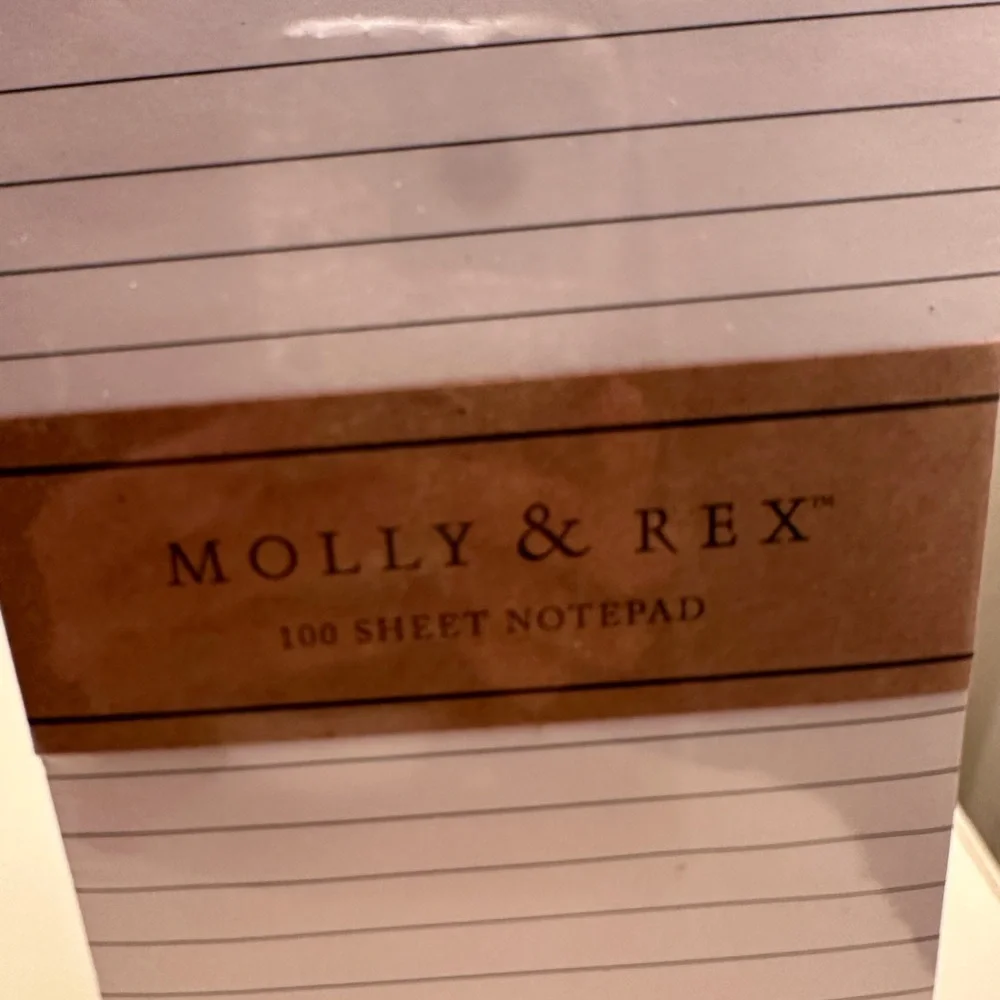 Molly and Rex Dog Note Pad Magnet NWT